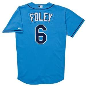  Tampa Bay Rays Tom Foley Game used 2011 ALDS Game 4 Jersey 