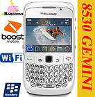   BlackBerry Curve 2 8530 Cell Phone Boost Mobile Smartphone WiFi White