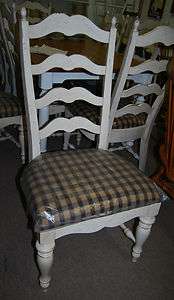 MARTHAS VINEYARD ~ Antique LADDERBACK Dining Chairs  
