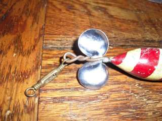 VINTAGE WOODEN FISHING LURE FROM OLD TACKLE BOX  