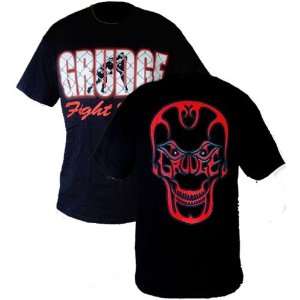  Grudge Fight Wear Skull Black T Shirt (Size2XL) Sports 