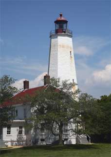 Sandy Hook Lighthouse Model (Winter) 1794  
