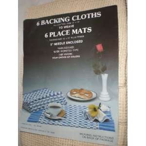  6 Backing Cloths to Weave Placemats