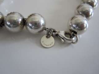 Tiffany & Co. Sterling Silver Bead Ball Bracelet  