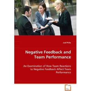  Negative Feedback and Team Performance An Examination of 