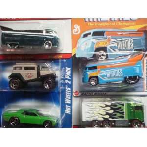    Way Hauler Green Flames Red Line #2 {5 Pieces} Scale 1/64 Collectors