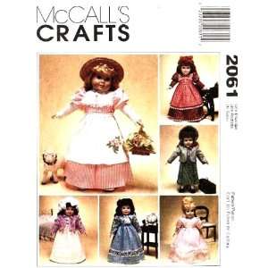  McCalls 2061 Doll Clothes Pattern For 18 Dolls 