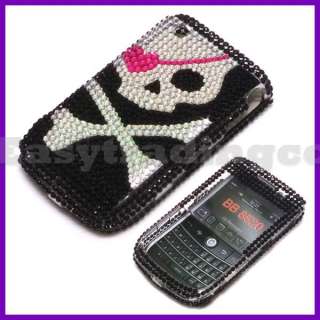 Crystal Bling Case for Blackberry 8520 Curve Pirate  