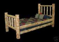 TWIN Log Bed Montana Log Beds Amish Made NEW  