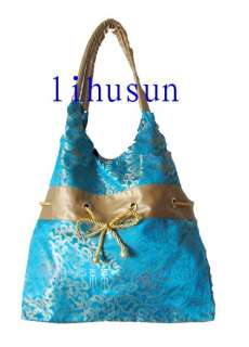 wholesale 10 PCS Chinese Fashion silk satin handbag bag  