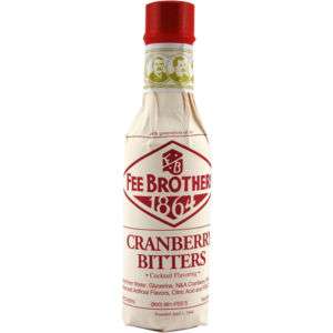 Fee Brothers Cranberry Bitters   4 oz Cocktail Mixology 791863140698 