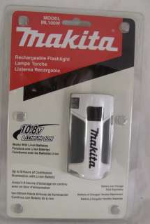   ML100W is powered by Makitas 10.8v Ultra Compact Lithium Ion Battery