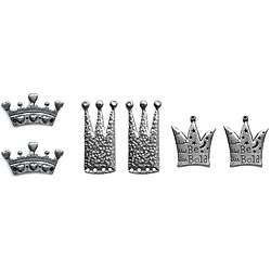 Pewter Crown Charms Value Pack  