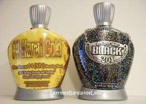 Designer Skin BLACK 14K 14 Karat Gold Tanning Lotion  