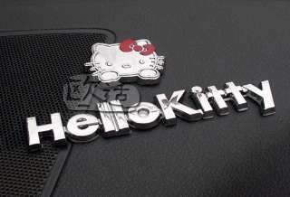 Hello Kitty Car Metal Decals Sticker Logo Emblems Badge  