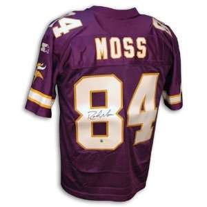    Randy Moss Autographed Purple Starter Jersey