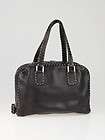 Fendi Dark Brown Selleria Leather Bowler Bag