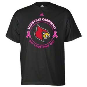 Louisville Cardinals adidas Black Breast Cancer Awareness Live Pink 
