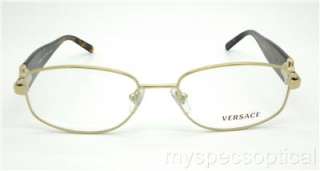 Versace 1149 1221 51 Gold Havana New 100% Authentic Made In Italy 