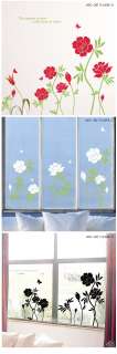 FLOWER VINE & BUTTERFLY Home Decor Wall Art Sticker Vinyl Decal VG 280 