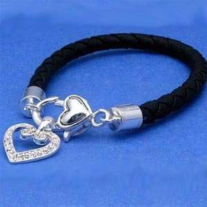 Toggle Pet Necklace Collar with Pave Heart  Kitchen 