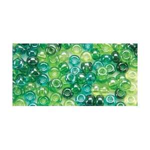  Beaders Paradise Glass Bead Tubes 24 Grams 6/0 Sea Green 