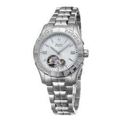 Bulova Womens BVA Series Stainless Steel Automatic Diamond Watch 