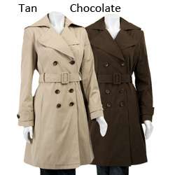 Calvin Klein Womens Double breasted Trench Coat  