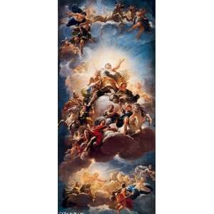  Hand Made Oil Reproduction   Luca Giordano   32 x 70 