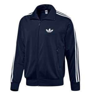 Mens Adidas Originals Adicolor Firebird Track Top Jacket Navy Blue 