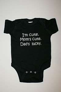 Funny Cute Baby Infant Onesie  to USA NWT Im Cute Moms 