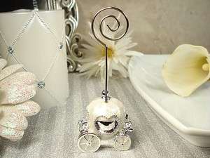   Carriage Coach Place Card Holder Wedding Favors Table Decorations