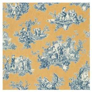  allen + roth Yellow Countryside Toile Wallpaper LW1340182 