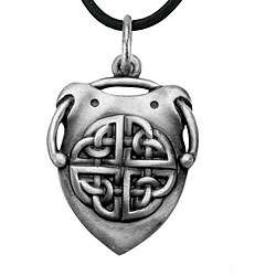 Pewter Celtic Shield of Destiny Necklace  