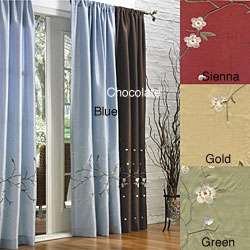 Cherry Blossom Pole Top 84 inch Curtain Panel Pair  