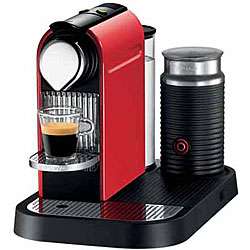 Nespresso Citiz Red Espresso Maker/ Milk Frother  