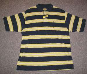 NWT Duck Head Striped Pique Polo Shirt mens XL  