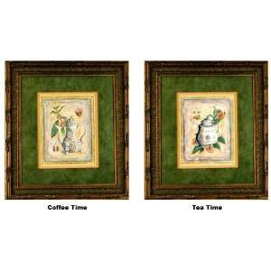  International Arts Coffee Time & Tea Time Framed Artwork 