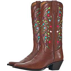 Lane Anna Harris Falling Flowers Womens Cowboy Boots  