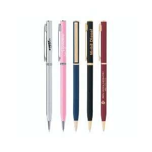  METAL PEN P126    Metallic color barrel with chrome and gold 