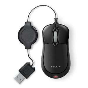  Quality Mobile Retractable Mouse Black By Belkin 