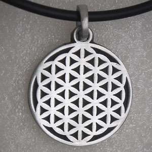 Flower of life CROP CIRCLES Silver Pewter Pendant  
