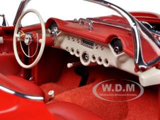 1954 CHEVROLET CORVETTE RED 1/18 DIECAST MODEL CAR BY AUTOART 