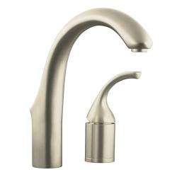   Brushed Nickel Forte Entertainment Kitchen Sink Faucet, Less Sidespray