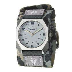   The Scout Stainless Steel and Fabric Quartz Watch  
