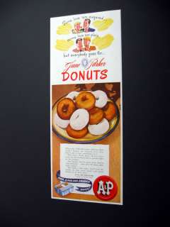Jane Parker Donuts 1946 print Ad  
