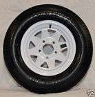 ST 175/80R13 Radial Trailer Tire 13 White Spoke Wheel