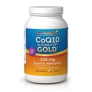  CoQ10 as CoQsol CF GOLD   100 mg (60 softgels) Health 