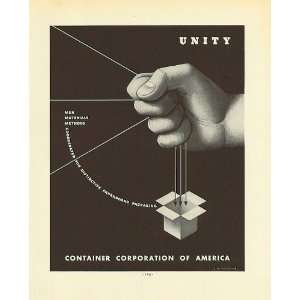  Unity Container Corp of America Ad from April 1938   $39 
