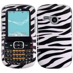  Hard Zebra Case Cover Faceplate Protector for LG Saber 